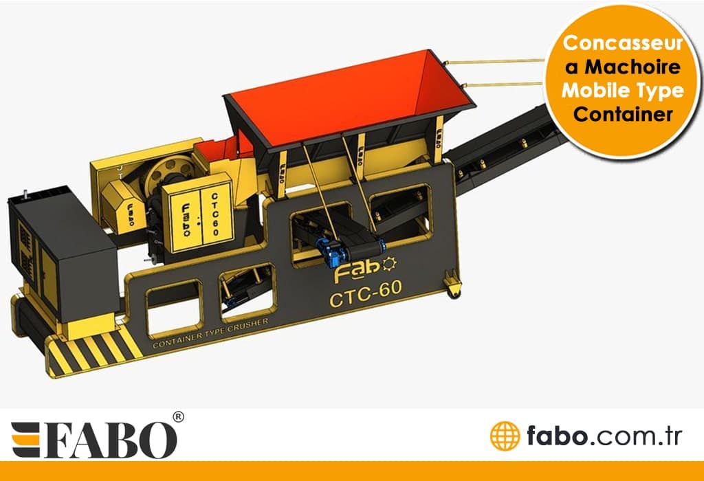 Concasseur a Machoire Mobile Type Container